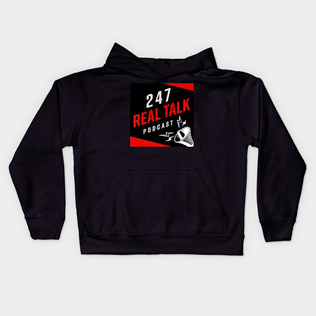 247 Real Talk Logo Kids Hoodie by realtalk247